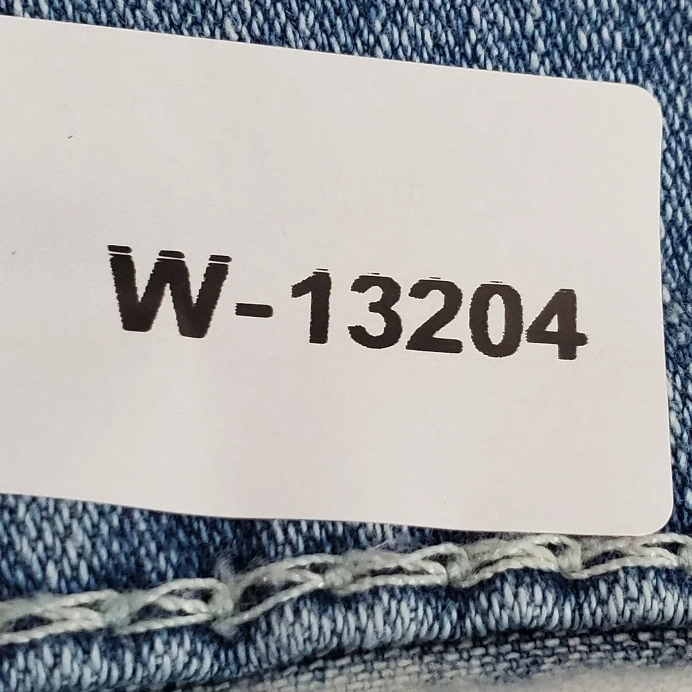 True Religion Men Jeans 29 Blue Denim Bleached Distressed Straight Cutoff